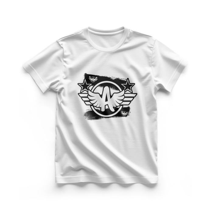 White with Purple Logo